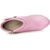 image:imageAllegra K Womens Chunky High Heels Platform Bow Decor Ankle BootsPink