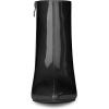 image:imageAllegra K Womens Clear Heel Pointed Toe Chunky Heels Ankle BootsBlack