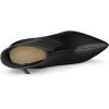 image:imageAllegra K Womens Clear Heel Pointed Toe Chunky Heels Ankle BootsBlack