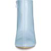 image:imageAllegra K Womens Clear Heel Pointed Toe Chunky Heels Ankle BootsSky Blue