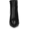 image:imageAllegra K Womens Clear Heel Pointed Toe Wedge Heels Ankle BootsBlack