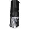image:imageAllegra K Womens Clear Heel Pointed Toe Wedge Heels Ankle BootsBlack