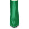 image:imageAllegra K Womens Clear Heel Pointed Toe Wedge Heels Ankle BootsDark Green