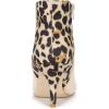 image:imageAllegra K Womens Contrast Color Leopard Print Stiletto Heel Ankle BootsBeige