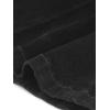 image:imageAllegra K Womens Denim Dress Button Down Collar V Neck Long Sleeve Aline Cotton Jean DressBlack