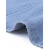 image:imageAllegra K Womens Denim Dress Button Down Collar V Neck Long Sleeve Aline Cotton Jean DressSky Blue