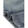 image:imageAllegra K Womens Denim Dresses Spring Summer Button Down 34 Sleeve 2026 Jean Mini DressGray Blue