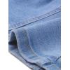 image:imageAllegra K Womens Denim Dresses Spring Summer Button Down 34 Sleeve 2026 Jean Mini DressSky Blue