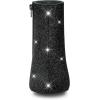 image:imageAllegra K Womens Glitter Pointed Toe Stiletto Heel Ankle BootsBlack