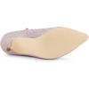 image:imageAllegra K Womens Glitter Pointed Toe Stiletto Heel Ankle BootsLight Pink