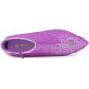 image:imageAllegra K Womens Glitter Pointed Toe Stiletto Heel Ankle BootsPurple