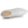 image:imageAllegra K Womens Glitter Pointed Toe Stiletto Heel Ankle BootsSilver