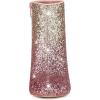 image:imageAllegra K Womens Glitter Pointed Toe Stiletto Heel Ankle BootsSilver Pink