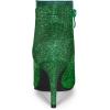 image:imageAllegra K Womens Glitter Pointed Toe Zipper Stiletto Heel Ankle BootsGreen