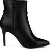 image:imageAllegra K Womens Pointed Toe Buckle Strap Stiletto Heels Ankle BootsBlack