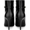 image:imageAllegra K Womens Pointed Toe Buckle Strap Stiletto Heels Ankle BootsBlack