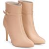 image:imageAllegra K Womens Pointed Toe Buckle Strap Stiletto Heels Ankle BootsNude