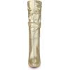 image:imageAllegra K Womens Pointed Toe Slouch Stiletto Heels Knee High BootsGold
