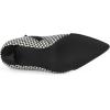 image:imageAllegra K Womens Pointed Toe Stiletto Heels Houndstooth Ankle BootiesBlack Houndstooth