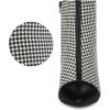 image:imageAllegra K Womens Pointed Toe Stiletto Heels Houndstooth Ankle BootiesBlack Houndstooth