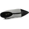 image:imageAllegra K Womens Pointed Toe Stiletto Heels Houndstooth Ankle BootiesBlack Houndstooth