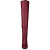 image:imageAllegra K Womens Pointed Toe Stiletto Heels Over The Knee High BootsBurgundy