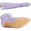 image:imageAllegra K Womens Pointed Toe Stiletto Heels Over The Knee High BootsPurple