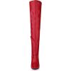 image:imageAllegra K Womens Pointed Toe Stiletto Heels Over The Knee High BootsRed