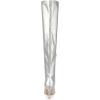 image:imageAllegra K Womens Pointed Toe Stiletto Heels Over The Knee High BootsSilver