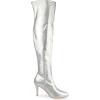 image:imageAllegra K Womens Pointed Toe Stiletto Heels Over The Knee High BootsSilver