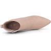 image:imageAllegra K Womens Pointed Toe Zipper Block Heel Ankle Chelsea BootsDust Pink