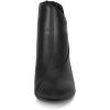 image:imageAllegra K Womens Pointed Toe Zipper Wedge Heel Ankle BootiesBlack
