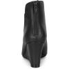image:imageAllegra K Womens Pointed Toe Zipper Wedge Heel Ankle BootiesBlack