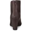 image:imageAllegra K Womens Pointed Toe Zipper Wedge Heel Ankle BootiesCoffee