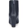 image:imageAllegra K Womens Pointed Toe Zipper Wedge Heel Ankle BootiesNavy Blue