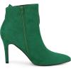 image:imageAllegra K Womens Pointy Toe Bow Stiletto Heel Ankle BootsEmerald Green