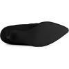 image:imageAllegra K Womens Pointy Toe Slouch Back Zipper Stiletto Heel Ankle BootsBlack