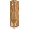 image:imageAllegra K Womens Pointy Toe Slouch Back Zipper Stiletto Heel Ankle BootsBrown
