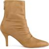 image:imageAllegra K Womens Pointy Toe Slouch Back Zipper Stiletto Heel Ankle BootsBrown