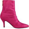 image:imageAllegra K Womens Pointy Toe Slouch Back Zipper Stiletto Heel Ankle BootsHot Pink
