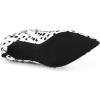 image:imageAllegra K Womens Polka Dots Pointed Toe Stiletto Heel Satin Ankle BootsWhite