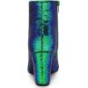 image:imageAllegra K Womens Round Toe Block Heels Sequin Ankle BootsGreen