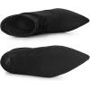 image:imageAllegra K Womens Slouch Pointy Toe Sock Boots Stiletto Heels Ankle BootsBlack