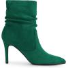 image:imageAllegra K Womens Slouch Pointy Toe Sock Boots Stiletto Heels Ankle BootsGreen