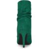 image:imageAllegra K Womens Slouch Pointy Toe Sock Boots Stiletto Heels Ankle BootsGreen