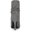 image:imageAllegra K Womens Slouch Pointy Toe Sock Boots Stiletto Heels Ankle BootsGrey