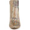 image:imageAllegra K Womens Snakeskin Print Boots Halloween Costumes Chunky High Heels Ankle BootsRose Gold