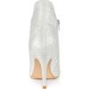 image:imageAllegra K Womens Sparkly Pointed Toe Stiletto Heel Ankle BootsSilver