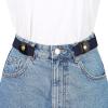 image:imageAllegra K Invisible Elastic Belt for Women Belts Snap Button Belts for Jeans Pants No BuckleNavy Blue