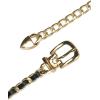 image:imageAllegra K Rhinestone Belt for Women Sparkle Chain Plus Size Waist Belt for Jeans Tunic DressesBlack Gold